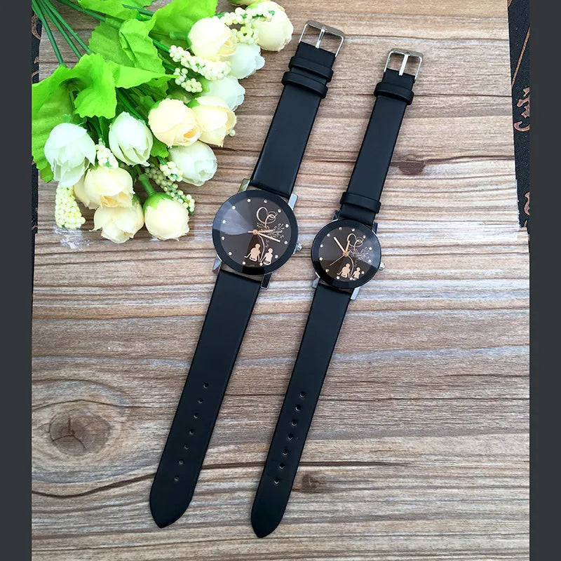 Couple Watches Set – Matching His & Her Stylish Quartz Wrist Watches