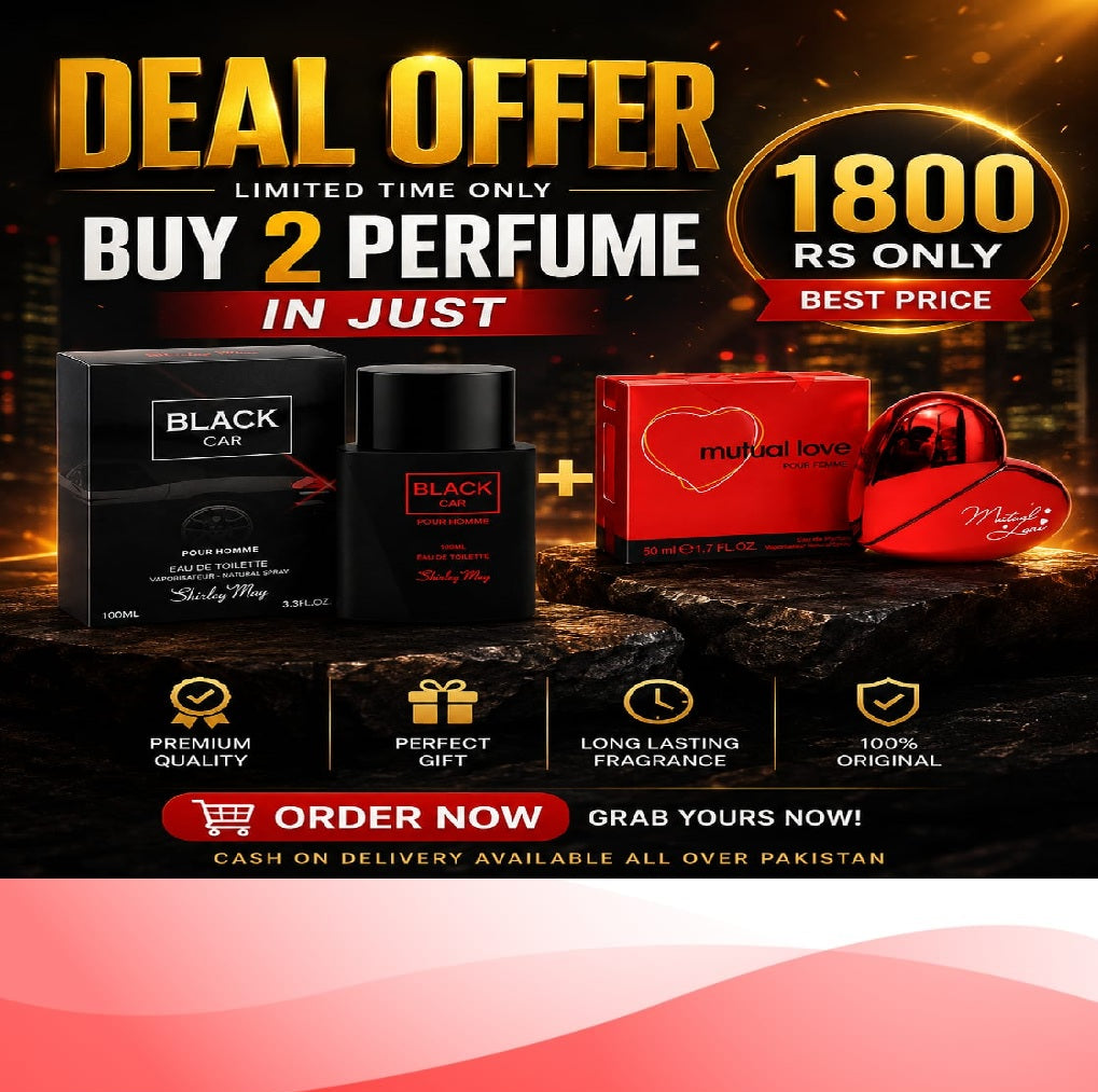 💕 Super Saver Deal – Black Car & Mutual Love Perfume Combo 💕