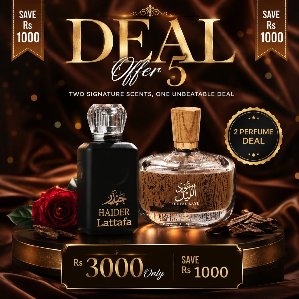 💎 Premium Arabian Oud Deal – Lattafa Haider & Oud Al Layl Perfume Combo 💎