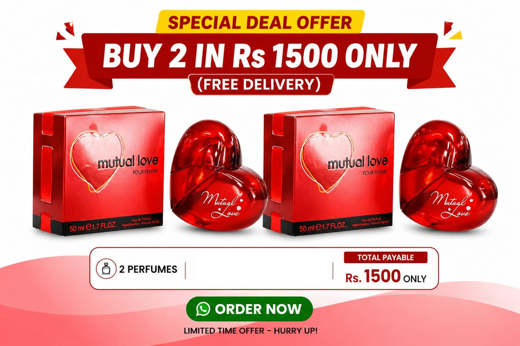 Mutual Love Pour Femme – Long-Lasting Perfume for Women | 2 for Rs 1500 Deal ✨