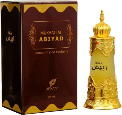 Afnan Mukhallat Abiyad Perfume Oil – 20ml Long-Lasting Arabian Scent